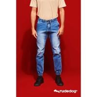 ราคา Rudedog กางเกงยีนส์ขาจั๊มชาย รุ่น Driffers สีฟ้า (40475862148)