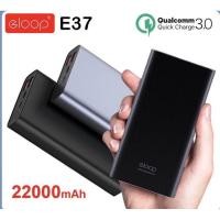 ราคา eloop E37 22,000 mAh QC.+PD !! แบตสำรองอีลูปของแท้ ประกัน 1 ปี (2076411939)