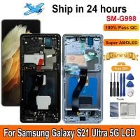 ราคา 6.78AMOLED สําหรับ Samsung Galaxy S21 Ultra 5G จอแสดงผล LCD หน้าจอสัมผัสพร้อมจอแสดงผลกรอบเปลี่ยนสนับสนุน S ปากกาลายนิ้วมือ (54507736217)
