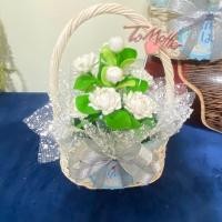 ราคา ดอกมะลิวันแม่ มะลิดินปั้น ช่อมะลิ ช่อดอกมะลิงานประดิษฐ์ผ้า มะลิวันแม่ ดอกมะลิ เทศกาลวันแม่ ดอกไม้วันแม่ (11699523861)