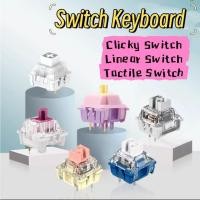 ราคา Switch Red Switch,Blue Switch ปุ่มสวิตช์ Mechanical Keyboard (SwitchแบบCherry Mx) 2 ขา (26253440979)