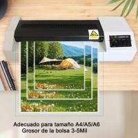 ราคา 320 Laminator เครื่องเคลือบรูปถ่าย วัสดุทนร้อน เคลือบเอกสาร A3 A4 แบบร้อน-เย็น (26729298761)