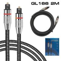 ราคา สายต่อลำโพง GLINK สาย Optical Audio - Digital Optical Fiber Audio Cable ความยาว 1/2/3เมตร GL-166 (6400143765)