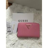 ราคา กระเป๋าสตางค์ Guess สีชมพู ซิปรอบ ของแท้ % (26078501852)