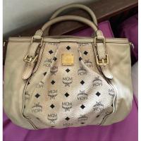 ราคา กระเป๋าสภาพสวย mcm สีครีม (23175491043)