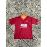 ราคา เสื้อฟุตบอลวินเทจของแท้ VINTAGE ROMA ‘ HOME JERSEY 1999/2000s MADE IN ITALY (42161450965)