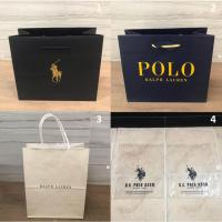 ราคา ถุง ถุงกระดาษ แบรนด์ U.S. POLO , RALPH LAUREN โปโล ของแท้ มาจาก shop สภาพใหม่ สภาพดี สวยมาก ถุงเสื้อ (5844600872)