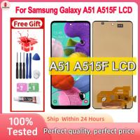 ราคา เข้ากันได้กับ Samsung Galaxy A51 A515F A515W A515U หน้าจอ LCD หน้าจอสัมผัสชุดเครื่องดนตรีดิจิตอลอะไหล่ LCD (29484321642)