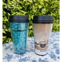 ราคา Starbucks Tumbler ทัมเบลอร์พลาสติก 2 ชั้น ขนาด 12 oz. ของใหม่มือ 1 ของแท้ 100%. (21631733692)