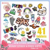 ราคา Boda แพทช์ปักลายการ์ตูนน่ารักเหล็กบน 41 ชิ้นสำหรับเสื้อแจ็คเก็ตเสื้อหมวกตกแต่งทำความสะอาดง่ายคนทันสมัย (52106763610)