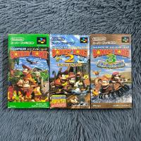 ราคา งานกล่อง ตลับแท้เครื่อง Super Famicom (set) เกมส์ Donkey Kong 1-2-3 โซน กล่องสภาพกลาง-ดี มีคู่มือ ตลับเปิดติดง่าย (25446574573)