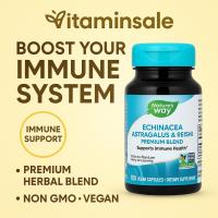 ราคา Nature’s Way Echinacea Astragalus & Reishi Premium Blend 100 Vegan Capsules (11230641286)