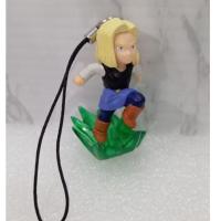 ราคา ของแท้ จากญี่ปุ่น พวงกุญแจ ที่ห้อย ฟิกเกอร์ หมายเลข 18 ดราก้อนบอล Dragon Ball Z Android 18 Figure Strap Keychain (43379150193)