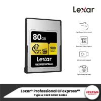 ราคา Lexar CFexpress Type A 80GB (ซีเอฟเอ็กเพรสการ์ด) VPG400 RAW 8K RW900/800MB/s (LCAGOLD080G) for Sony เมมโมรี่การ์ด (28352729927)