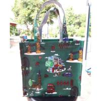 ราคา กระเป๋าผ้าเคลือบ PVC กันน้ำ มีซิป (311942188)