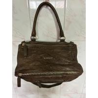 ราคา GIVENCHY PANDORA MEDIUM Leather Brown uesd ของแท้ จีวองฉีแพนโดรา มิเดียมไซส์ หนังสีน้ำตาล แท้ Unisex มือสอง (29821606829)