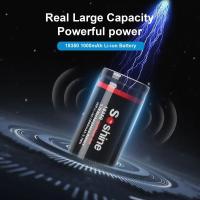 ราคา Soshine 18350 1000mAh 3.7V Li-Ion Battery แบตเตอรี่สำหรับไฟฉาย ของเล่น และ อุปกรณ์ไฟฟ้าอื่น ๆ (40573604656)
