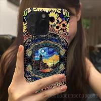 ราคา Niche Art ทาสี Van Goghs World iPhone เคสโทรศัพท์ใช้งานร่วมกับ iPhone 15 14 Pro Max 15 Plus XR 8 Plus Hard Case XR 7 Plus XS Max 12 13 Pro Max 11 เคสซิลิโคนกันกระแทกป้องกันฝุ่น OE93 (29501860700)
