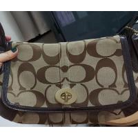 ราคา Coach สะพาย vintage ลายC มือ2 ของแท้ (22066058078)