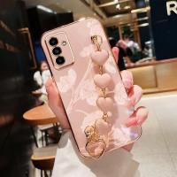 ราคา YBD เกาหลีขนาดเล็กสดสไตล์เคสโทรศัพท์สําหรับ Samsung Galaxy A13 A14 A04S A05S A15 M23 F23 M54 4G 5G สวย Bauhinia ดอกไม้รูปแบบ Love สร้อยข้อมือสร้อยข้อมือสร้อยข้อมือสร้อยข้อมือ (56903427427)
