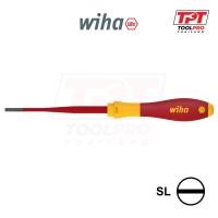 ราคา Wiha ไขควง ปลายสลิม 3201 VDE SoftFinish Electric SlimFix Screwdriver (ปากแบน Slotted) (25339326299)