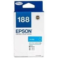 ราคา T188290 (188) หมึกพิมพ์ อิงค์เจ็ต สีฟ้า ของแท้ Cyan Original (1331175483)