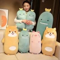 ราคา หมอนยาวยัดนุ่น ตุ๊กตานุ่มนิ่ม หมอนข้างหมา ไดโนเสาร์ หมู ยาว 60cm หมอน สามารถกอด พิงได้ เนื้อสัมผัสนุ่ม พร้อมส่ง (46007130140)