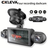 ราคา Ekleva 4 Way Dash Cam - กล้องห้องโดยสารดูด้านหน้าและด้านหลัง 4 กล้องกล่องสีดํา DVR รถ 4 กล้องสําหรับแท็กซี่ (25685721495)
