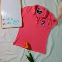 ราคา เสื้อโปโล เสื้อคอปก CC Double O เสื้อโปโลปักอกสีชมพู (2090016873)