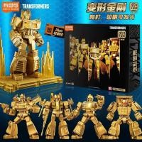 ราคา ตุ๊กตาบล็อกตัวต่อ Ploco Transformers รุ่น 2024 Golden Reef Lake Limited Collection รูปของเล่น Optimus Prime (49408878081)