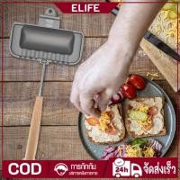 ราคา จัดส่งในกรุงเทพฯแซนวิชสองด้านกระทะ Skillet ใช้งานได้แก๊สหม้อหุงข้าวครัวเครื่องมือ (28716220708)