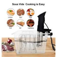 ราคา ถังซูวี่ พร้อมฝา Sous Vide Container + Lid 11litre/26 qt ใช้ได้กับกับซูวีหลายรุ่น BPA Free ใช้ได้กับ Anova (29193054539)