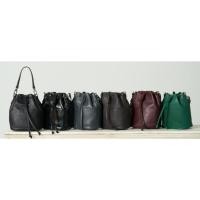 ราคา อิตาเลี่ยนของแท้หนัง Mini Bucket กระเป๋าผู้หญิง Crossbody Drawstring กระเป๋า (45506592255)