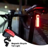 ราคา Bicycle Tail Light, Magnetic Induction Self-generating Electricity Bike Taillight Cycling Warning Light Riding Lights Fo (26018217034)