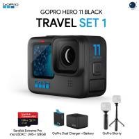 ราคา GoPro Hero 11 Black Travel Pack Set 1 (Sandisk Extreme Pro 128GB, GoPro Shorty, แท่นชาร์จ และ แบตเตอรี่ GoPro) (20547226175)