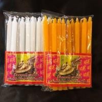 ราคา เทียนหอม 8 หุน ไม่มีน้ำตาเทียน เทียนใส (ตราเต่ามังกร) (3432625325)