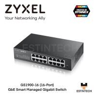 ราคา Switch (สวิตช์) Zyxel GS1900-16 (16-Port) GbE Smart Managed Gigabit Switch ของใหม่ประกัน 3ปี (19110037144)