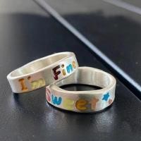 ราคา แหวนประดับลายตัวอักษรสำหรับคู่รัก ดีไซน์เรียบหรูและเอกลักษณ์เฉพาะตัว (43780075281)