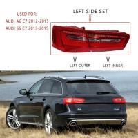 ราคา ซ้ายครบชุดไฟท้ายสําหรับ AUDI A6 S6 C7 2012 2013 2014 2015 ด้านหลังโคมไฟเบรคและไฟเลี้ยว 4G5945093 4G5945095 (52807523638)