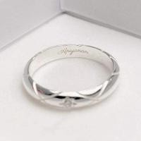 ราคา Winterwinter Jewelry Silver925 : แหวนเงินแท้ ประดับเพชร cz สลักชื่อได้ (23461496970)