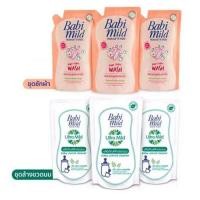 ราคา BabiMild ชุดซักผ้าล้างขวดนม เบบี้มายด์ - เบบี้ ทัช ถุงเติม 600 มล.(แพ็ค 3) + ล้างขวดนม ถุงเติม 600 มล.(แพ็ค 3) (5373705909)