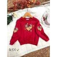 ราคา [2มือ] เสื้อฮู้ดเด็กผู้หญิงปักลาย (48206545090)