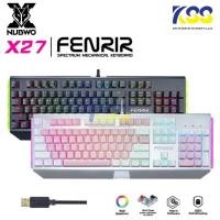 ราคา คีย์บอร์ดเกมมิ่ง⚡ Nubwo รุ่น X27 FENRIR Mechanical 2สี ดำ/ขาว ปุ่มกด Blue-Switch Red-Switch Black-Switch (8857835085)