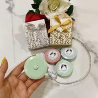 ราคา ของชำร่วย ตลับเมตรกลม+กล่องแบนลายไทยสีทอง (29207637716)