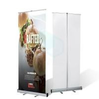 ราคา [พร้อมส่ง] ป้ายหน้าร้าน Roll up Banner โรลอัพโปสเตอร์ อลูมิเนียม ป้ายโฆษณา แบนเนอร์ ป้ายโรลอัพ ม้วนแบนเนอร์ขาตั้ง (3200052604)