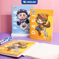 ราคา [MT] Combo 5/10 สมุดโน๊ตนักเรียนป้องกันแสงสะท้อน 96 หน้า 4 เหลี่ยม 2mm 100gsm Thien Long NB-117/AK - ลายสุ่ม (52904176348)