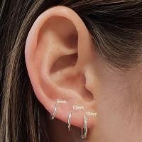ราคา ต่างหูห่วงเงินแท้ hoop earrings 92.5% เงินแท้ ต่างหู ต่างหูห่วง ต่างหูเงินแท้ (25066313310)