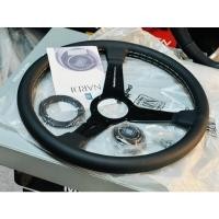 ราคา พวงมาลัย Nardi Classic Steering Wheel 360 mm Leather Gray Stitch แท้ อิตาลี่ ด้ายเทา Italy พร้อมแหวนอลูมิเนียม น็อต แตร (19405864451)