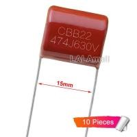 ราคา 10pcs CBB Capacitor 474J 630V 447K 0.47uF 470NF CBB22 474J630V 474K630V Metallized Polypropylene Film Capacitor 630V474K 630V474J Pitch 15 มม.ใหม่เดิม (51206712290)