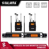 ราคา SHALANRA EHM8400 UHF Wireless In-Ear Monitor System เครื่องส่งสัญญาณ 2 ช่อง 2 Bodypack Receivers Professional สําหรับ DJ Concert Stage Show (42610757056)